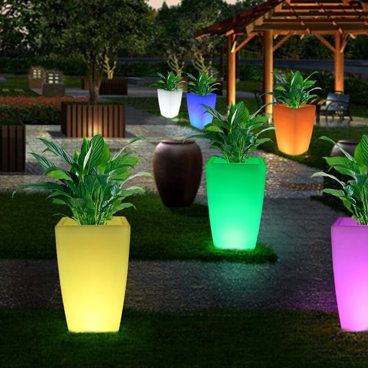 Use FRP and LED Pots in Interior Design