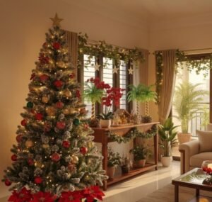 Chennai-Inspired Christmas Decor Ideas Using Artificial Plants