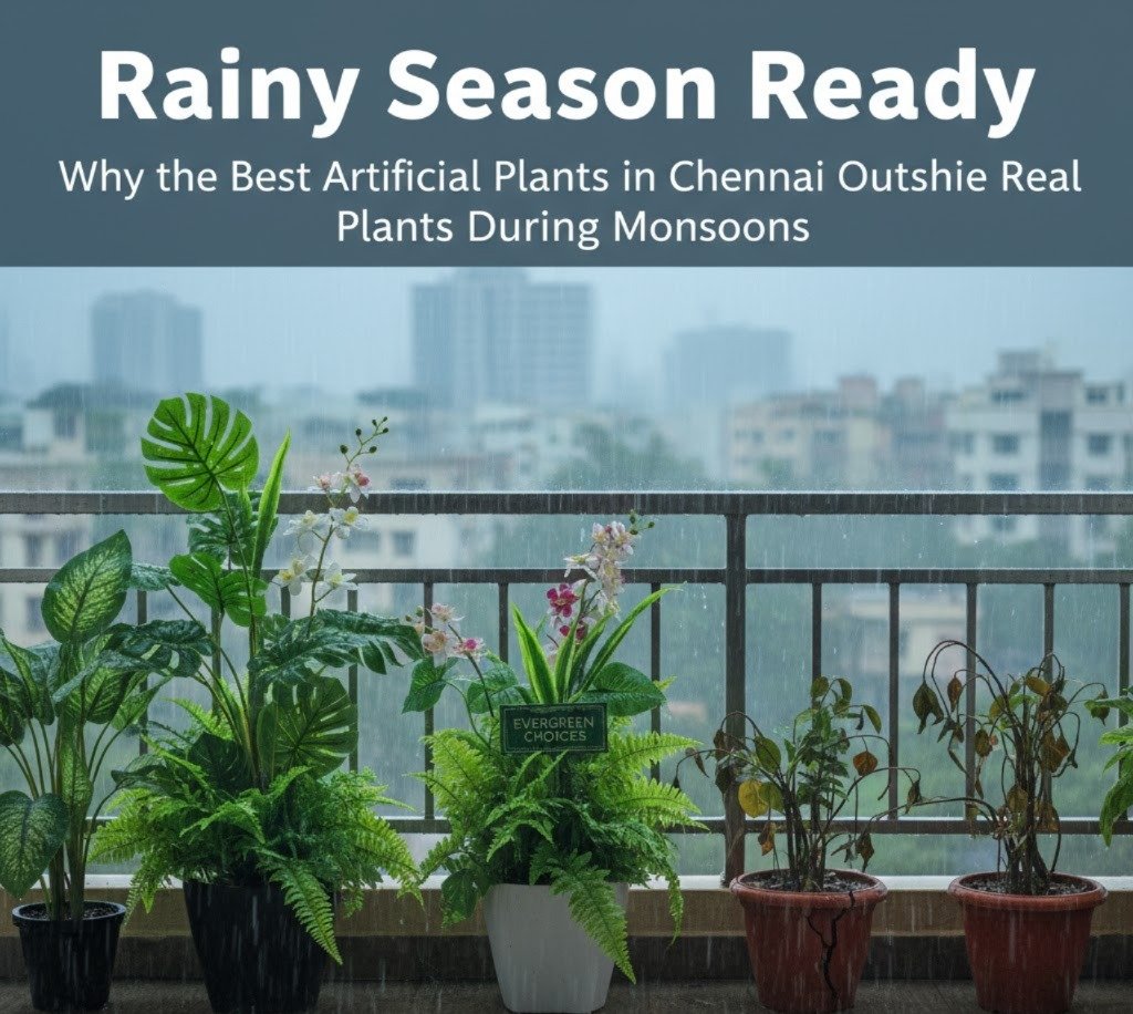 Rainy Season Ready Why the Best Artificial Plants in Chennai