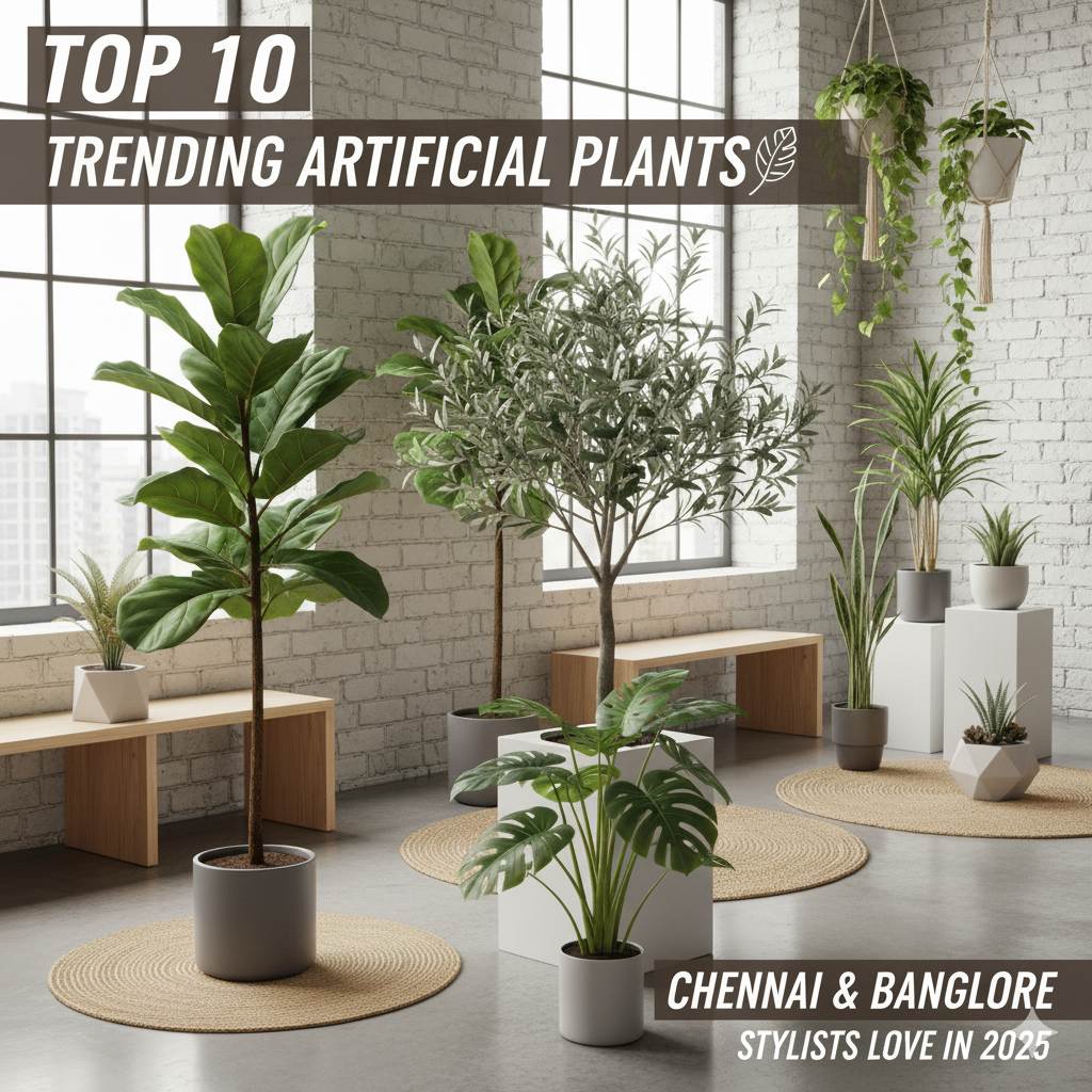 Top 10 Trending Artificial Plants in Chennai & Bangalore That Stylists Love in 2025