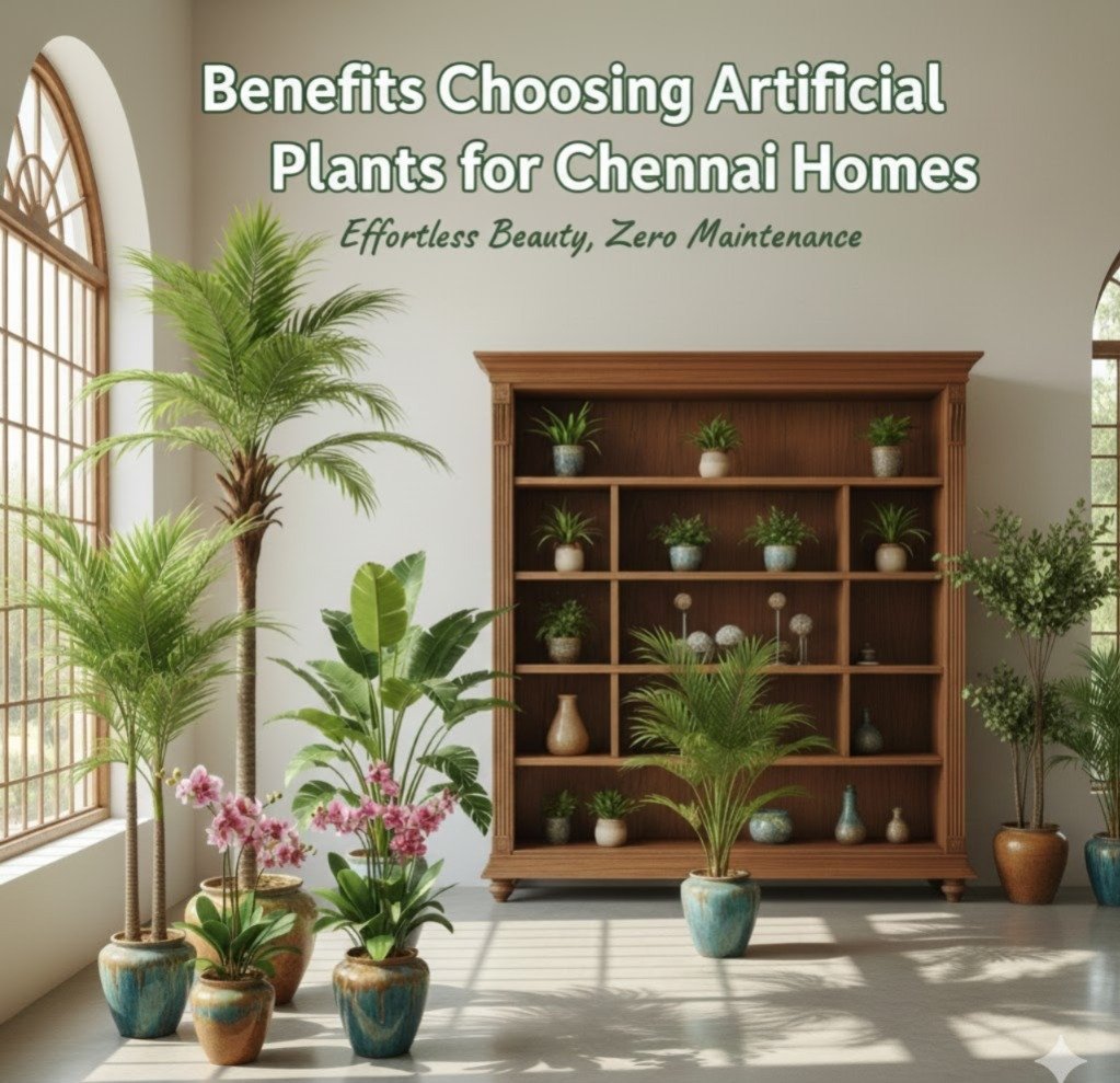 Benefits of Choosing Artificial Plants for Chennai Homes