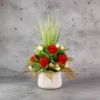 Flower Arrangement Contains Red Roses