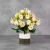 Pale Peach Rose Flower Arrangement