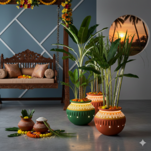 Artificial Plants with LED & FRP Pots