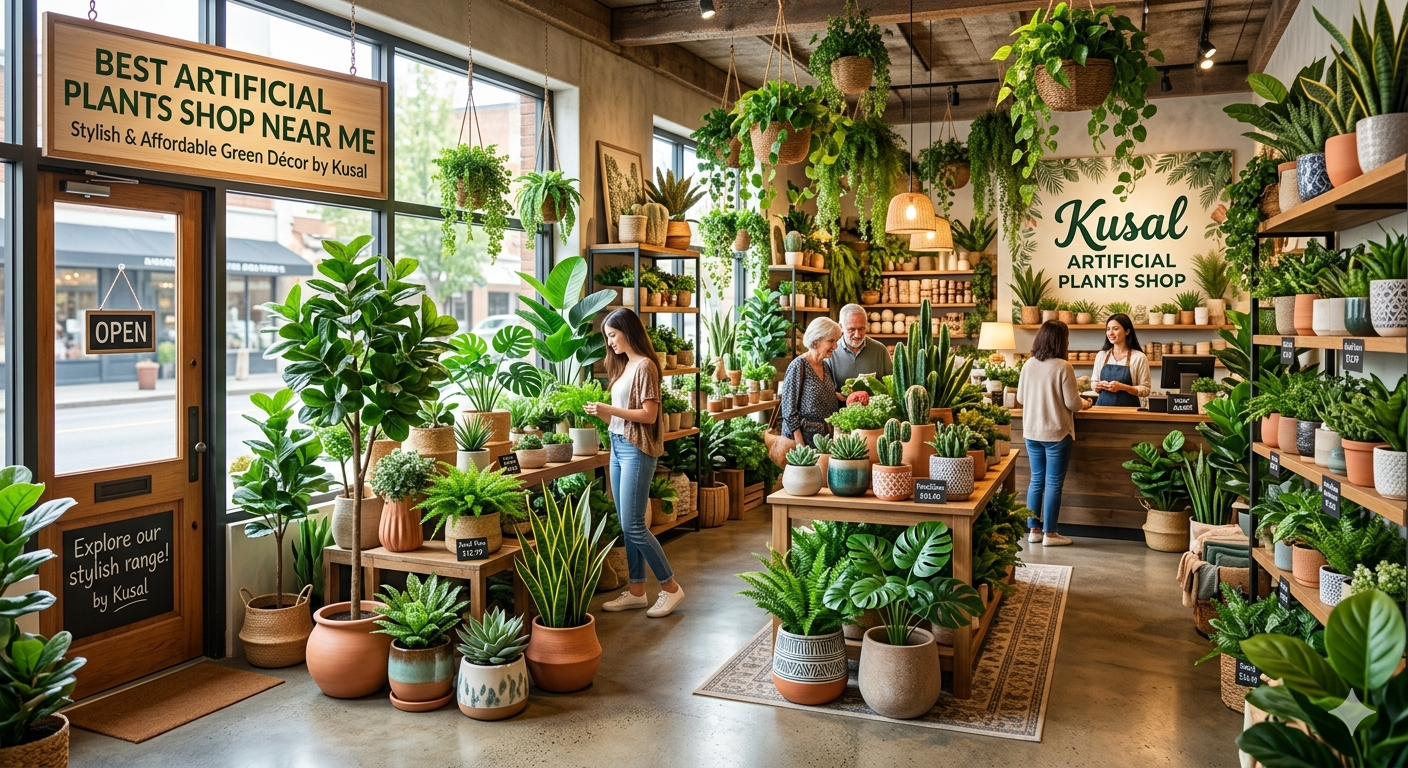 Bright Ideas Artificial Plants with LED & FRP Pots