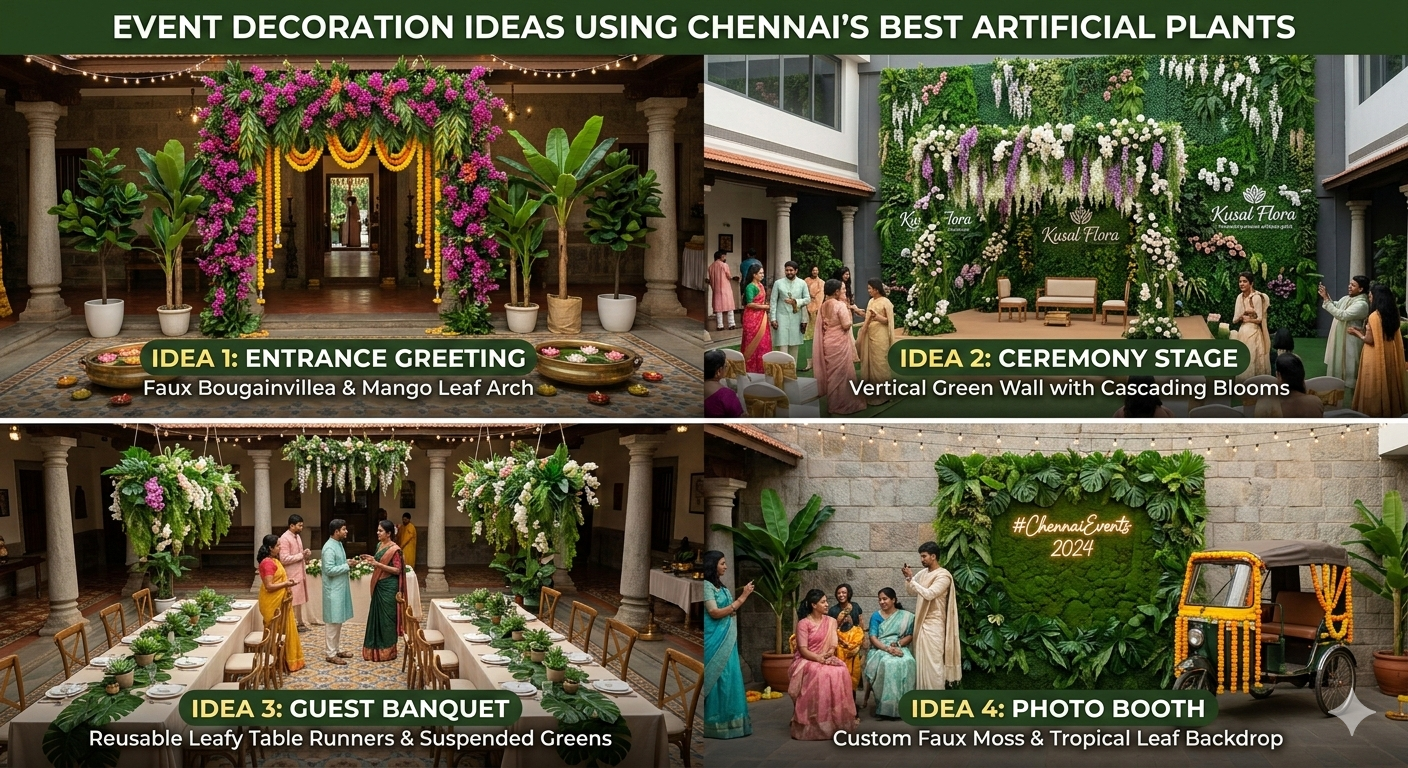 Top Event Decoration Ideas Using the Best Artificial Plant in Chennai