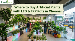 Where to Buy Artificial Plants with LED & FRP Pots in Chennai