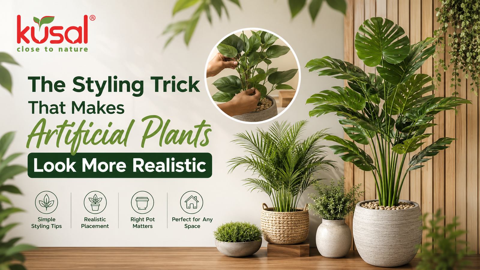 Styling Trick That Makes Artificial Plants Look Real