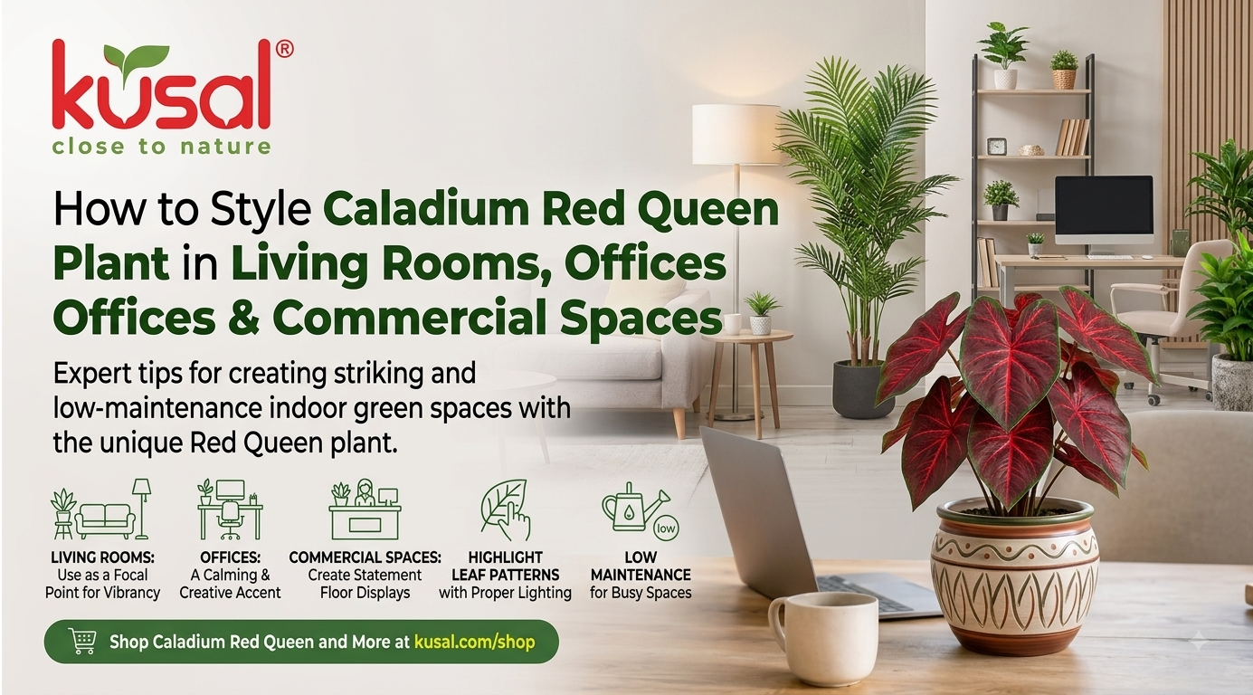 Caladium Red Queen Plant