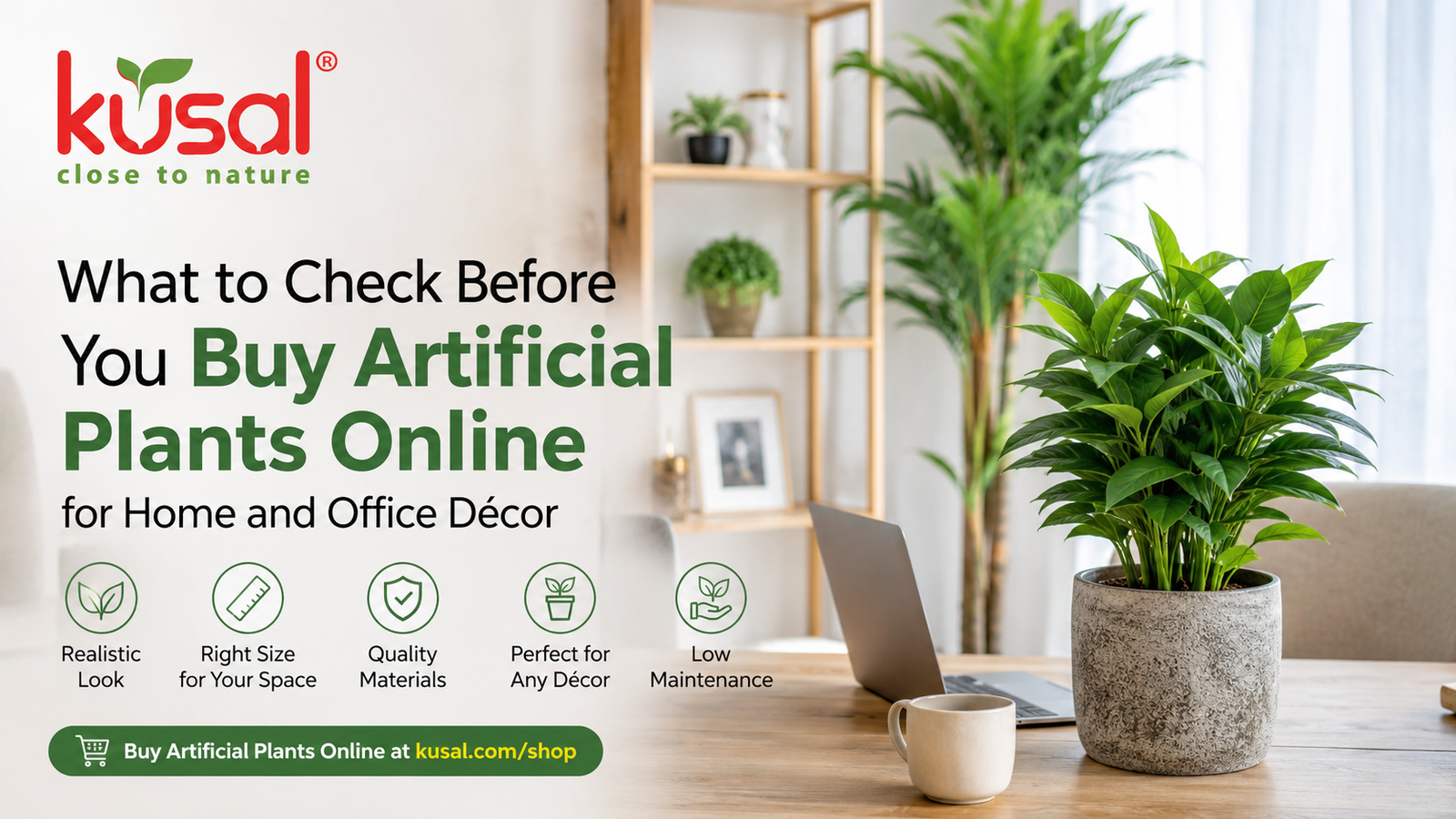 Buy Artificial Plants Online for home and office décor