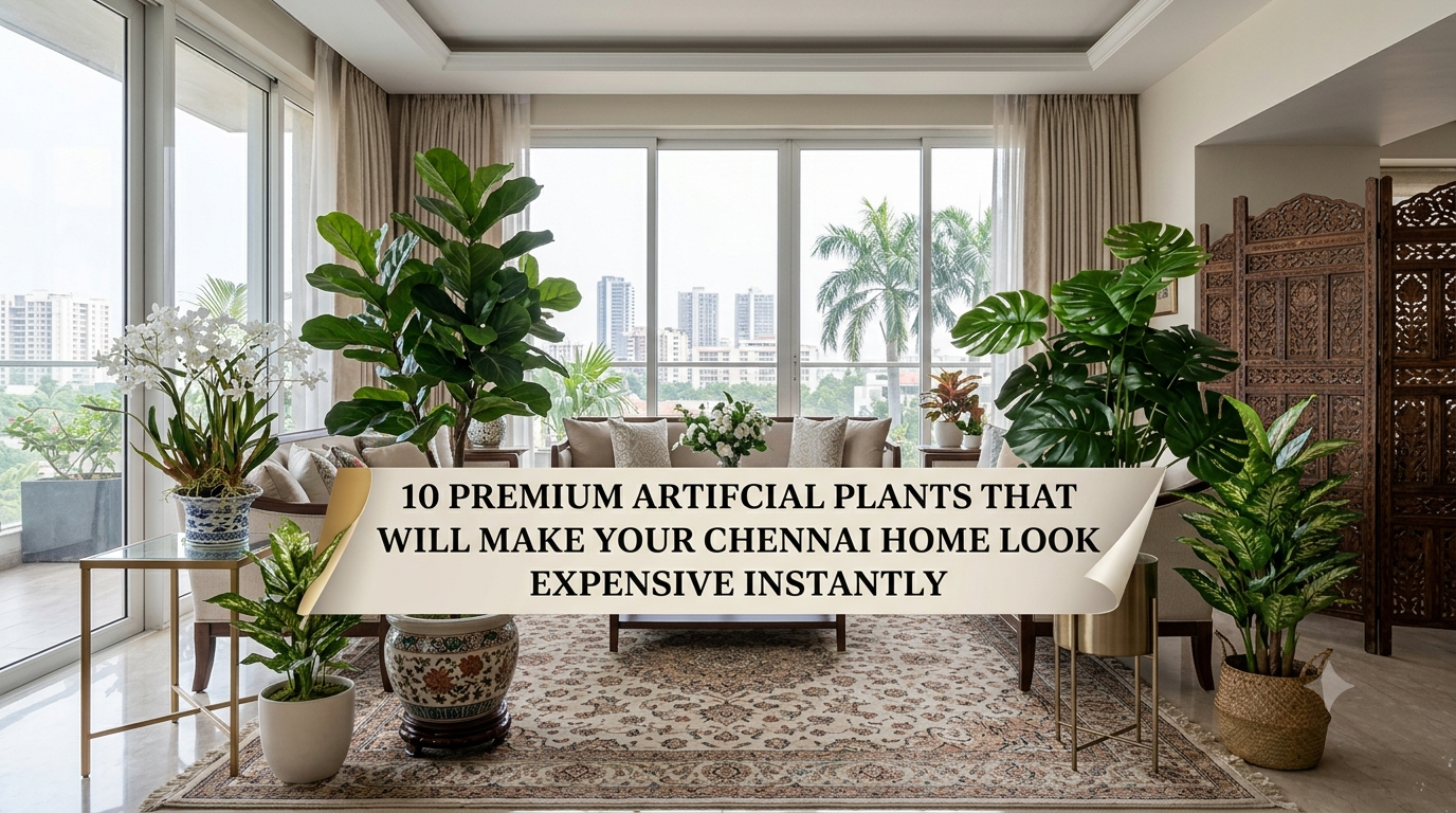 10 Premium Artificial Plants That Will Make Your Chennai Home Look Expensive Instantly